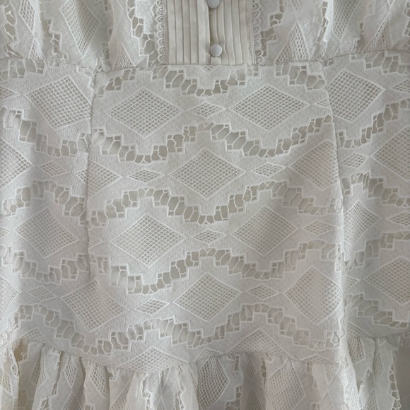 Bardot Remy Lace Mini Dress Ivory size 8, NWT Bridal Shower Engagement Party - Picture 6 of 15